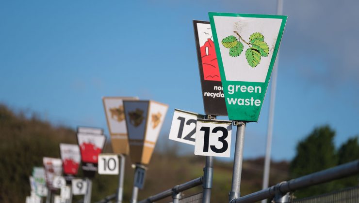 St Austell household waste recycling centre