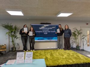 Winning Team at the Young Enterprise Cornwall Showcase